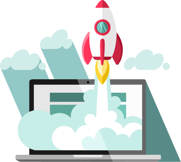 Rocket-notebook - New Website Clipart (633x568), Png Download