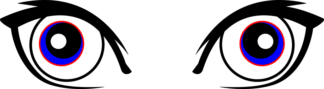 Cat Eyes Clip Art - Png Download (1240x340), Png Download