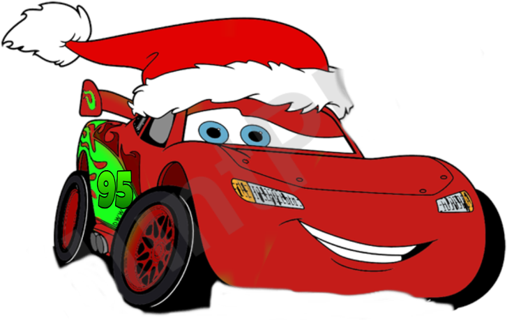 Disney Cars Christmas Clipart - Png Download (734x480), Png Download