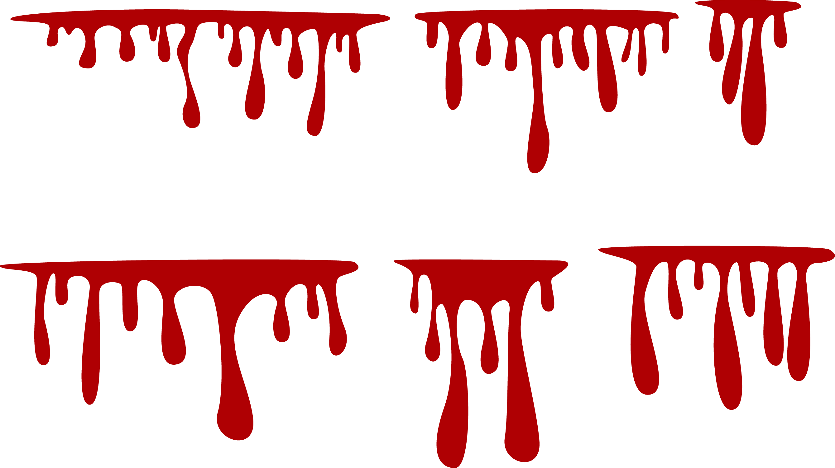 Paint Drip Blood - Dripping Png In Vector Clipart (2679x1504), Png Download