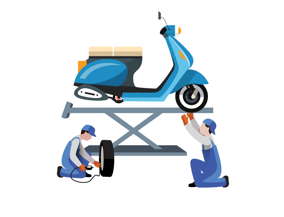 Scooter Clipart (978x746), Png Download