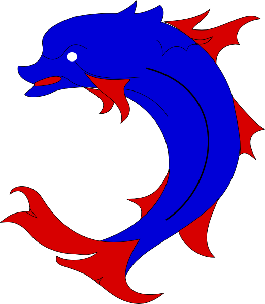 Dauphin Dolphin Svg Clip Arts 522 X 598 Px , Png Download - Provence Alpes Cote D Azur Transparent Png (522x598), Png Download