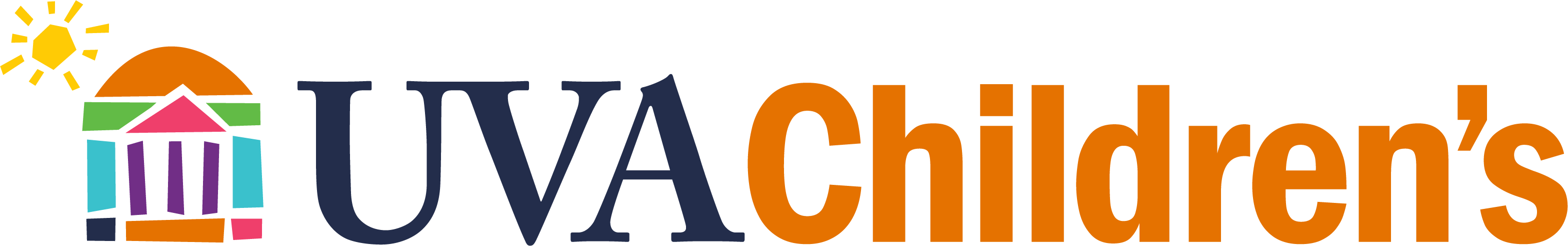 Uva Children's Hospital Logo Clipart (3136x491), Png Download