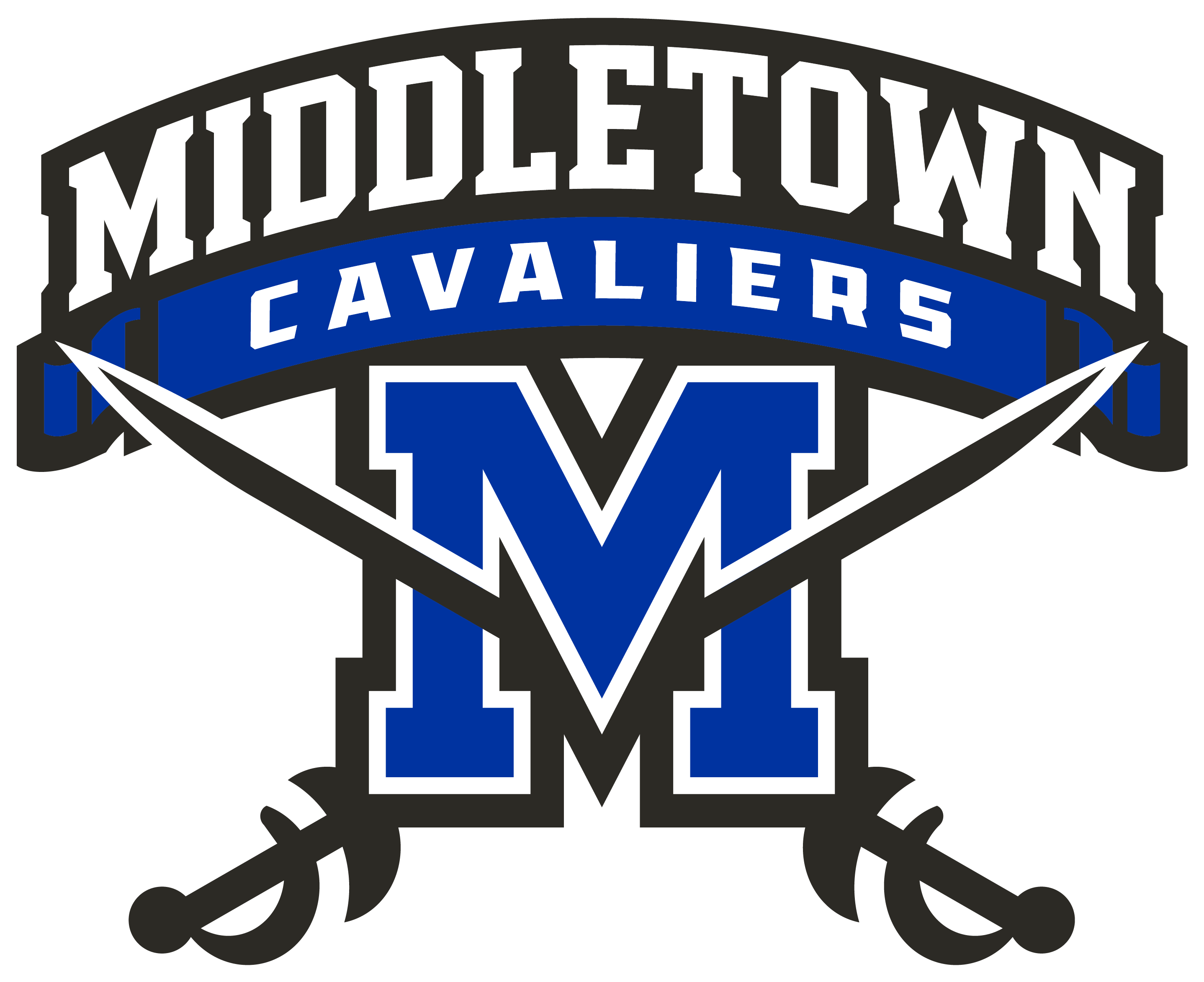 Middletown High School - Middletown High School Logo Clipart (2876x2345), Png Download