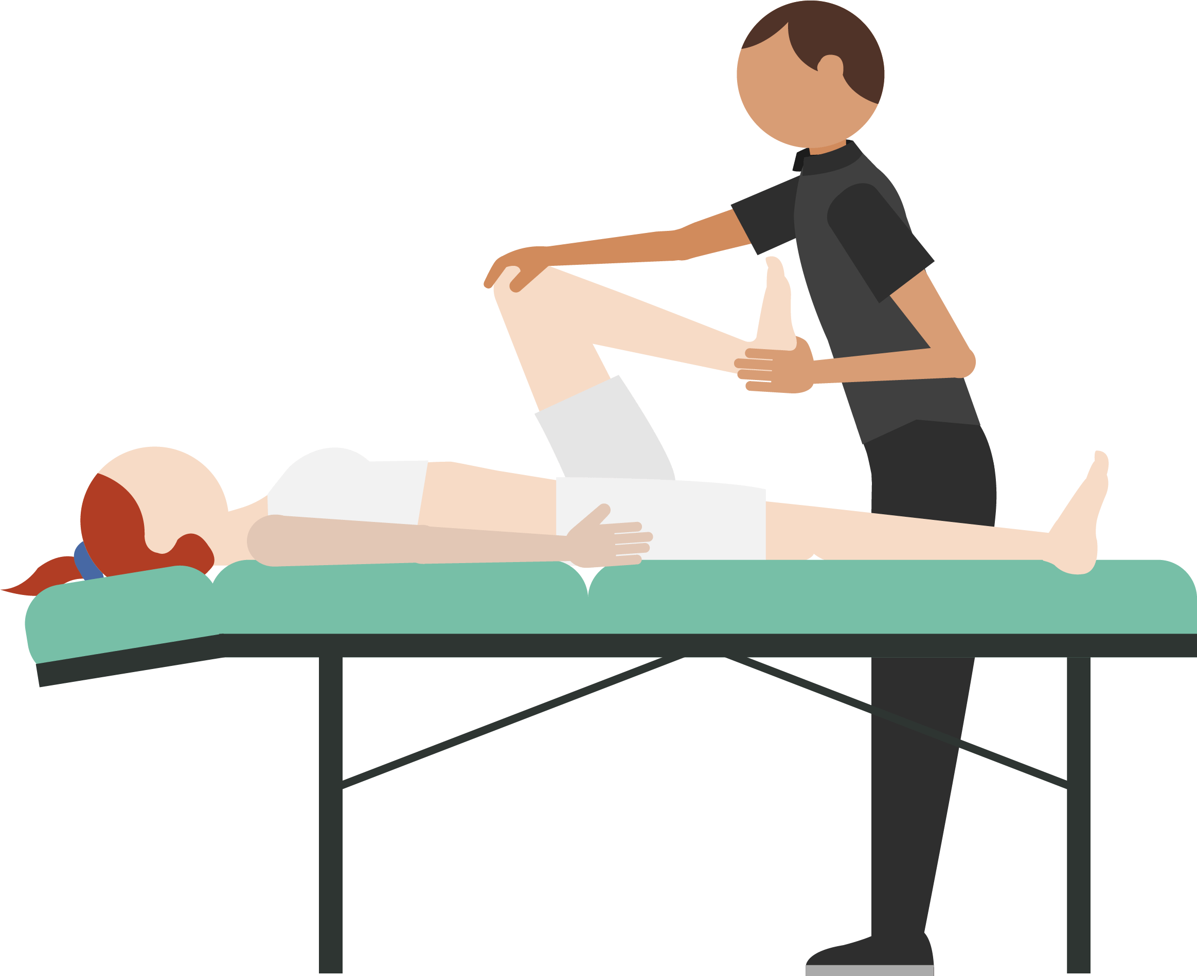 Massages Clipart Massage Therapy - Sports Massage Clip Art - Png Download (2363x1938), Png Download