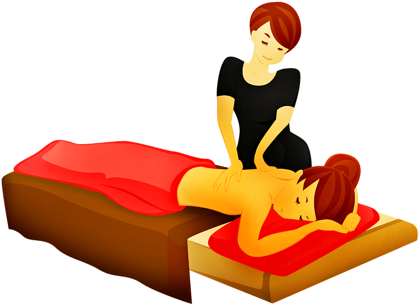 Clip Art Massage Therapist - Png Download (926x693), Png Download