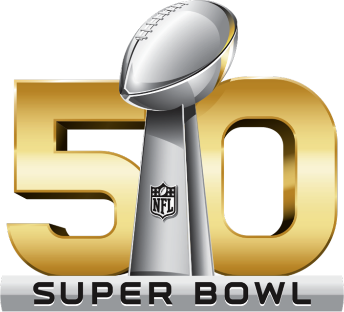 Nfl Super Bowl 50 Logo Clipart (704x639), Png Download