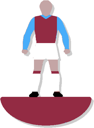 Claret And Blue Subbuteo Clipart (800x600), Png Download