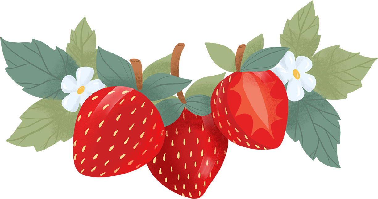 Strawberry Clipart (1440x668), Png Download