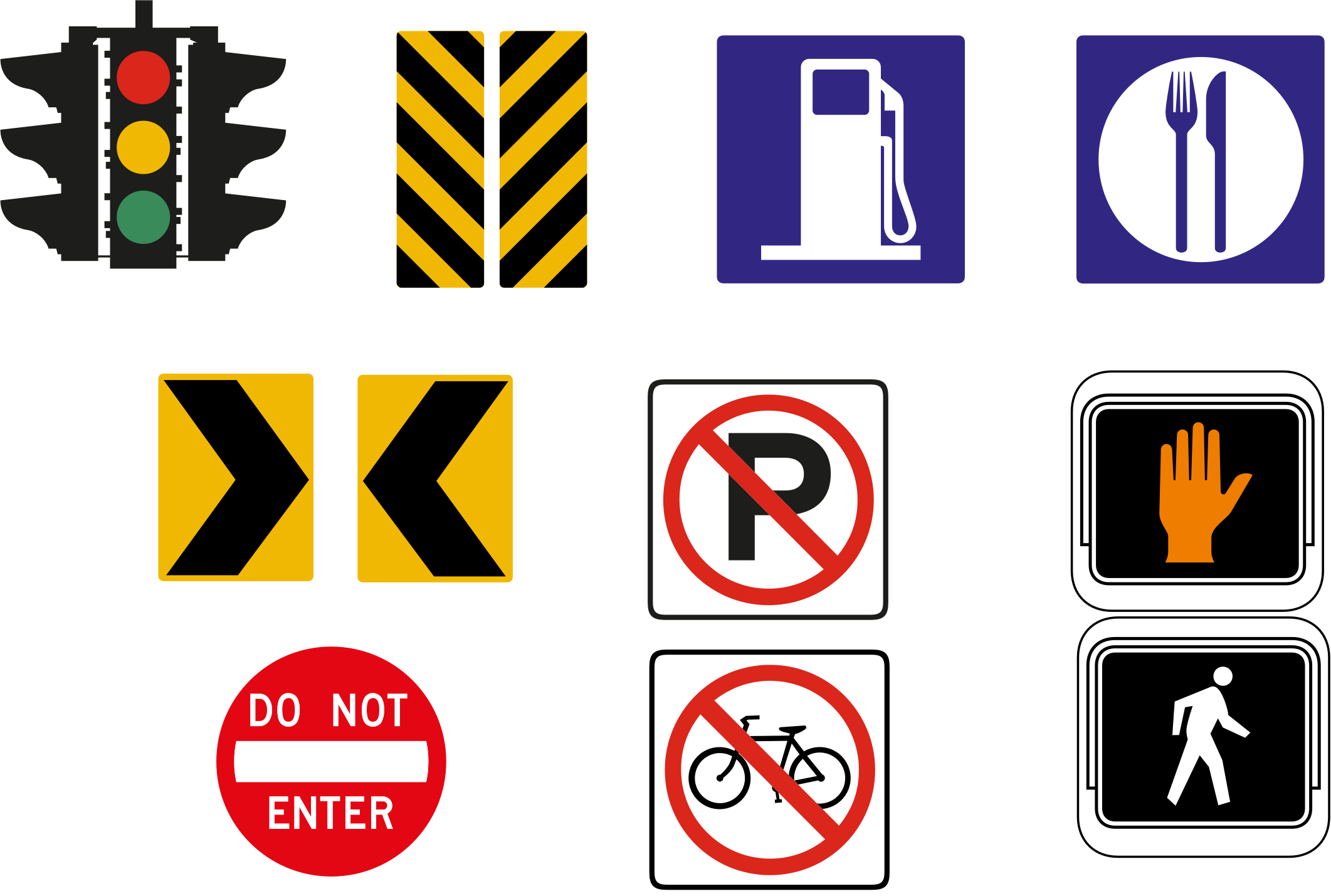 Clipart Road Road Sign - Car Ride Scavenger Hunts - Png Download (2123x1429), Png Download