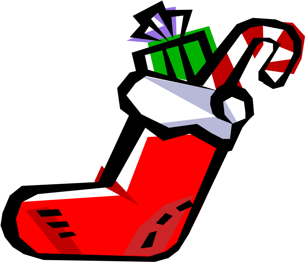 Christmas Stocking Clip Art - Png Download (1000x871), Png Download