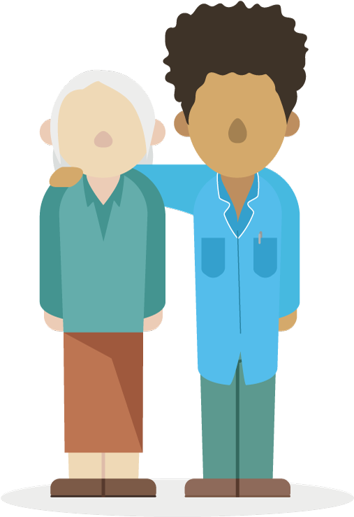 Elderly Illustration - Museo Pignatelli Clipart (800x881), Png Download