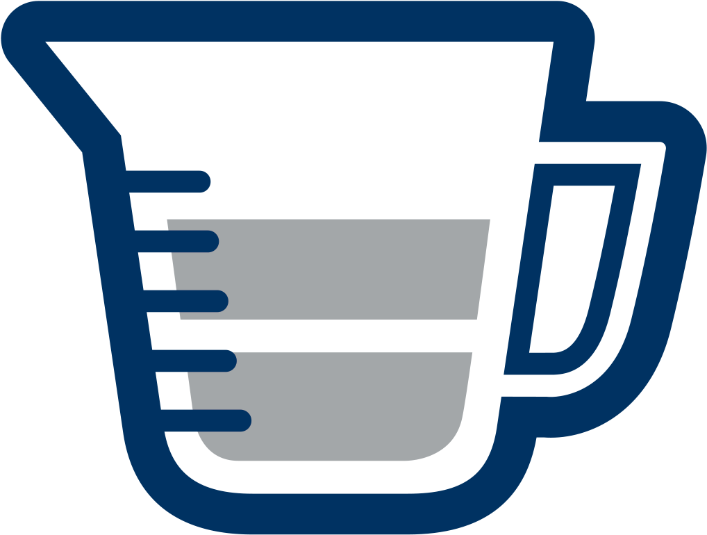Measuring Cup Silhouette Clipart (1200x1200), Png Download