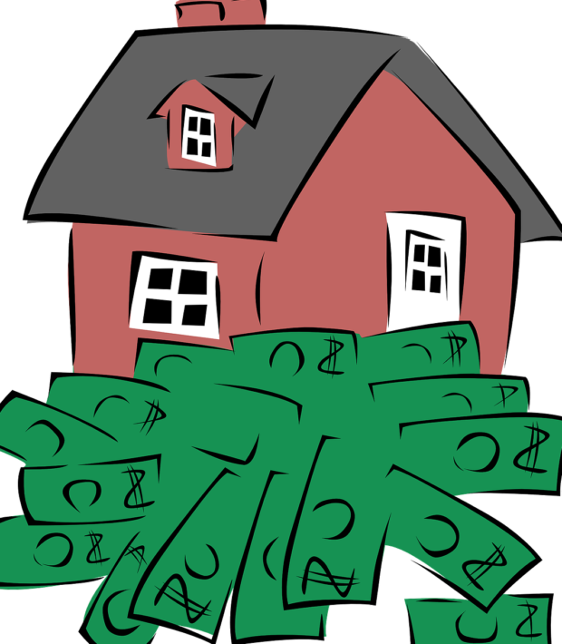 Cash And House - Amortizacion Png Clipart (620x710), Png Download