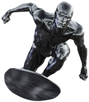 Silver Surfer Png Clipart (820x422), Png Download