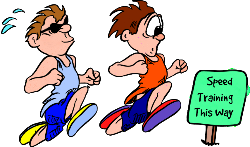 Speed Training For Runner Clipart (855x504), Png Download
