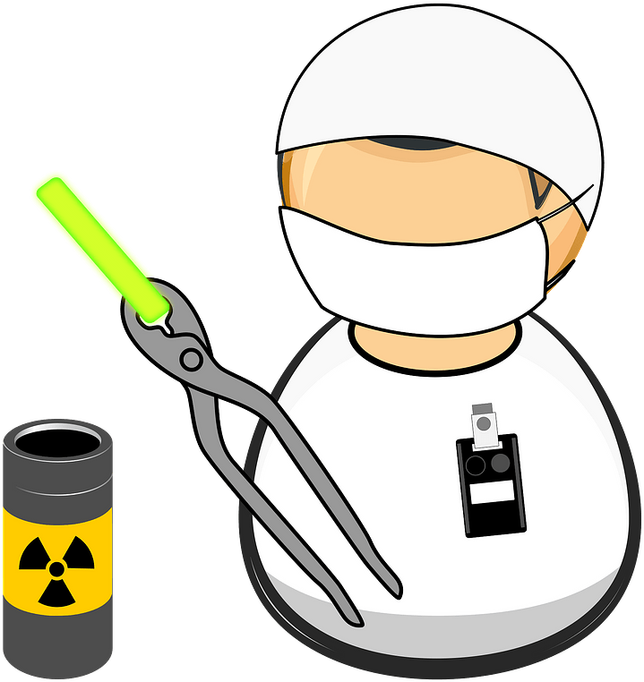 Nuclear Facility Worker Clipart - Nuclear Clipart - Png Download (797x800), Png Download