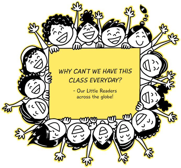 Review - Little Readers - Illustration Clipart (800x855), Png Download