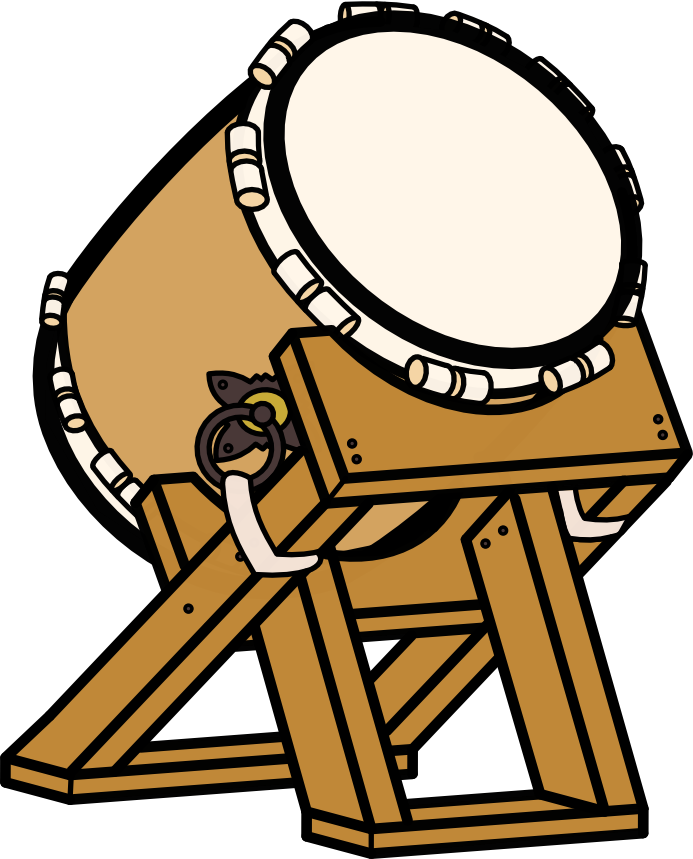 Drums Clipart Drum Indian - Taiko Drum Clip Art - Png Download (693x859), Png Download