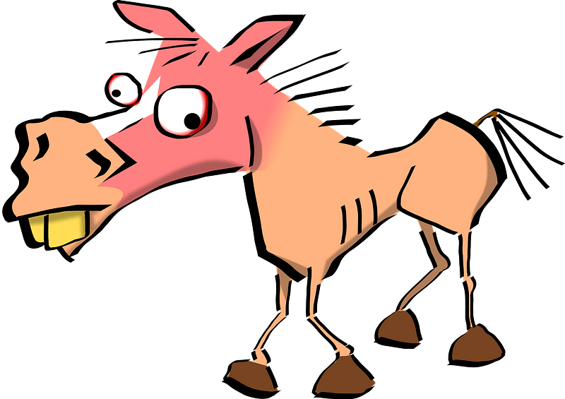 Crazy Horse Clipart - Crazy Horse Drawing - Png Download (800x565), Png Download