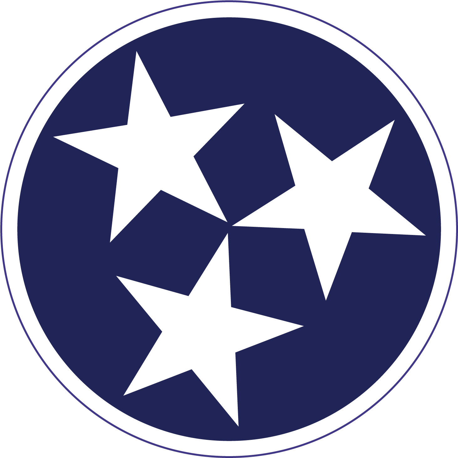 Tri Star Clipart Tennessee State Flag Png Transparent Png Full Size