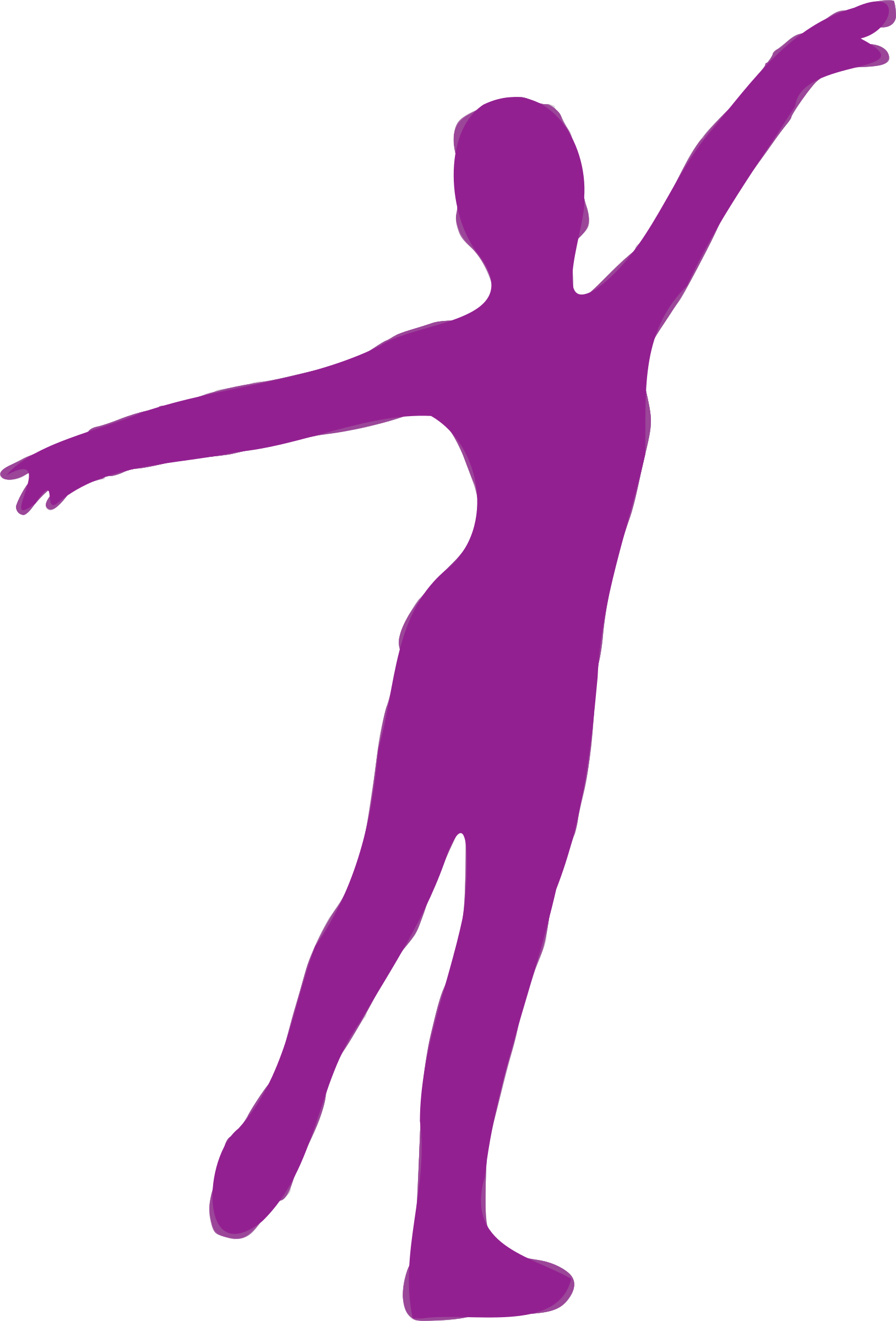 Silhouette Dance Clip Art - Dance - Png Download (1627x2400), Png Download