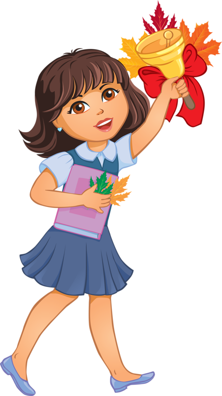 Escola & Formatura - Школьники Идут В Школу Clipart (448x800), Png Download