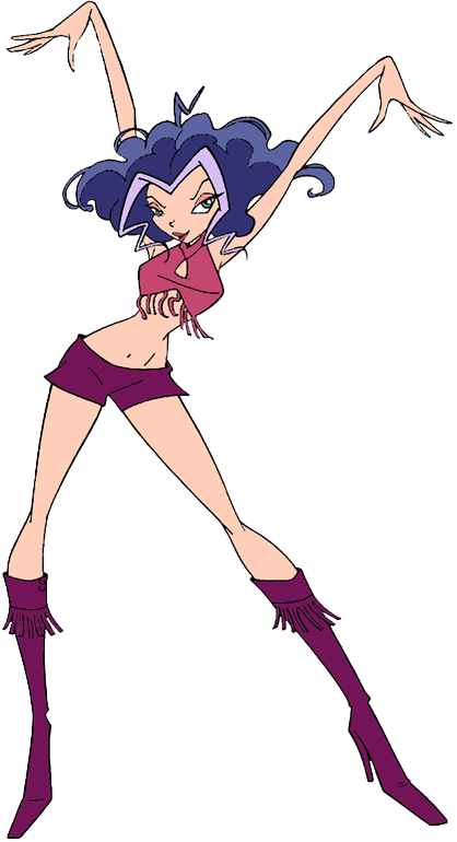 Winx Club Trix Stormy Clipart (418x770), Png Download