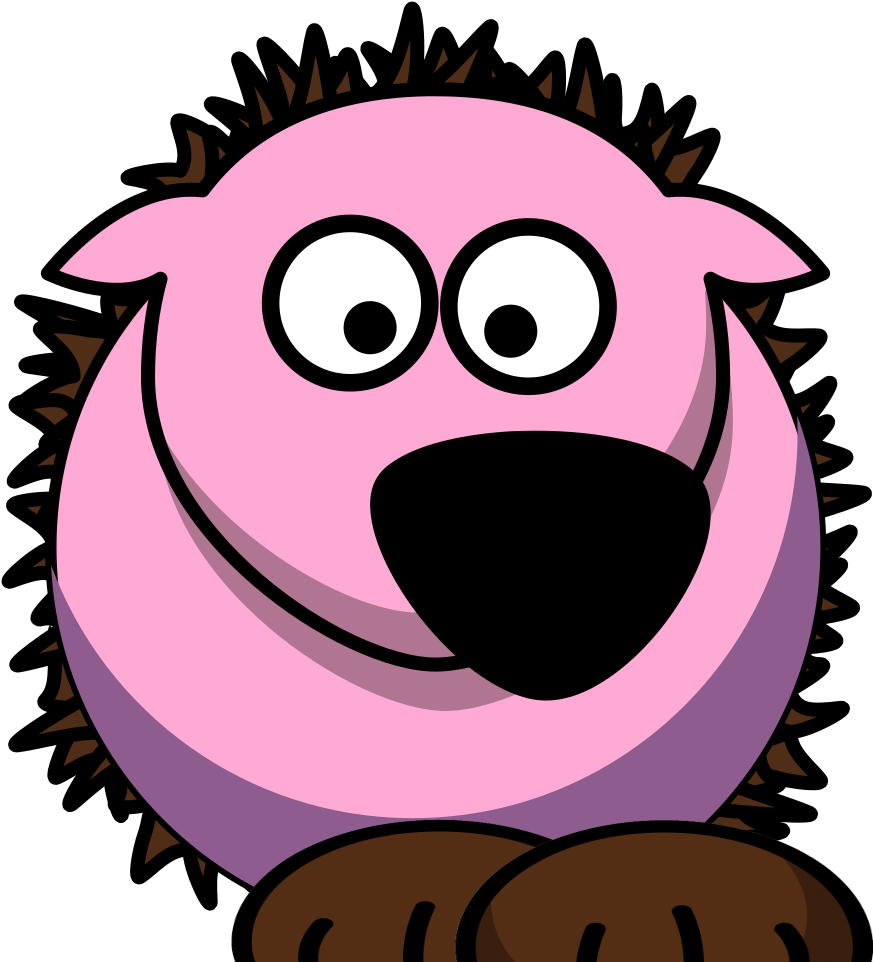 Hedgehog Hobble Svg Clip Arts - Clipart Hedgehog - Png Download (1024x1024), Png Download