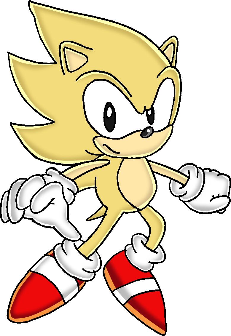 Sonic The Hedgehog Clipart Super Sonic - Sonic The Hedgehog Clipart - Png Download (779x1134), Png Download