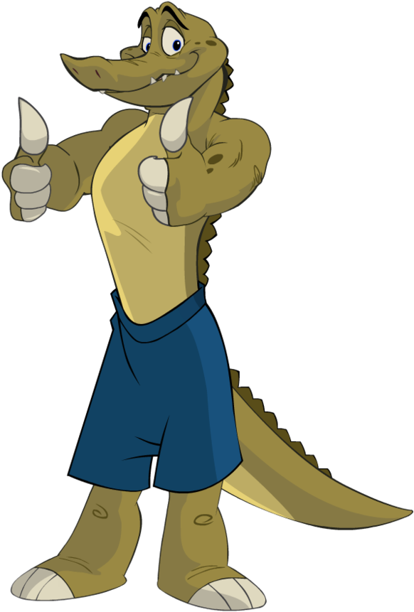 Rompa Static Image - Rompa Crocodile Clipart (1000x1000), Png Download