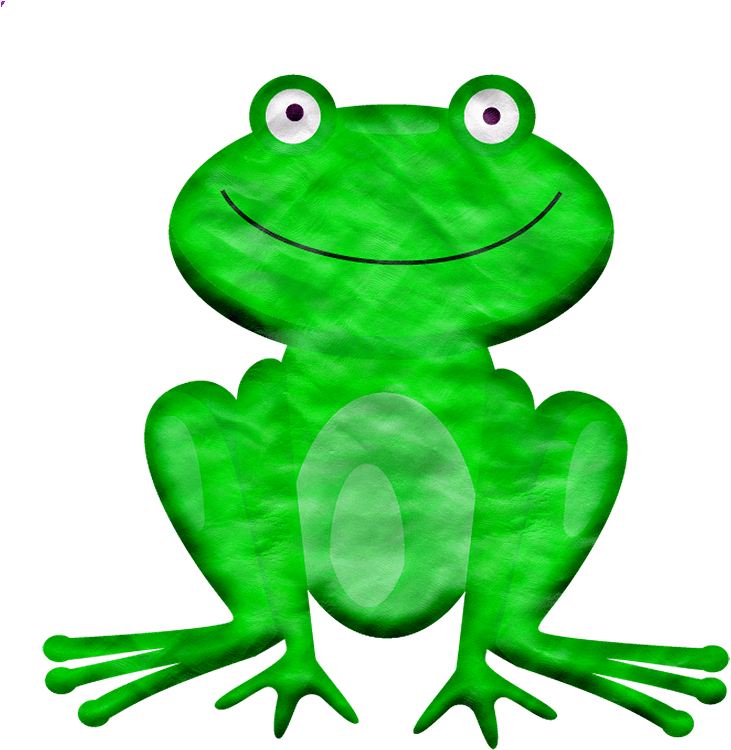 Cartoon Frog Clipart - Animal - Png Download (780x800), Png Download