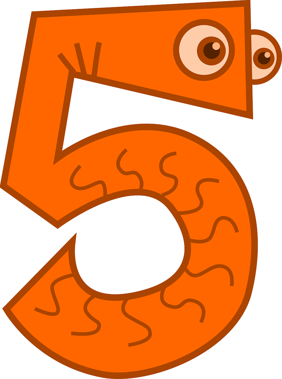 Animal Number 4 Clipart Png Free Download Free Clipart - Animal Number 4 Clipart Transparent Png (597x800), Png Download
