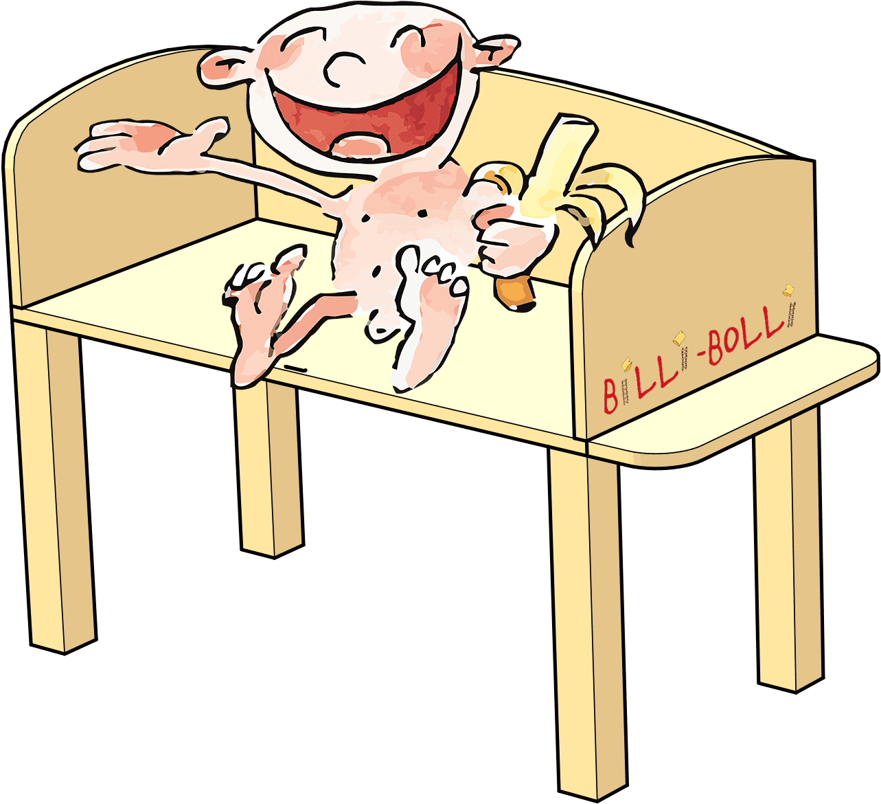 Bedside Crib - Infant Bed Clipart (1300x1178), Png Download