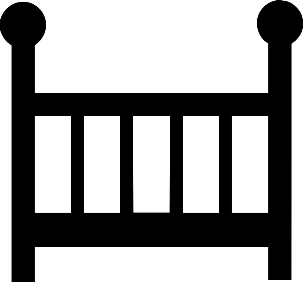 Crib - Illustration Clipart (980x910), Png Download