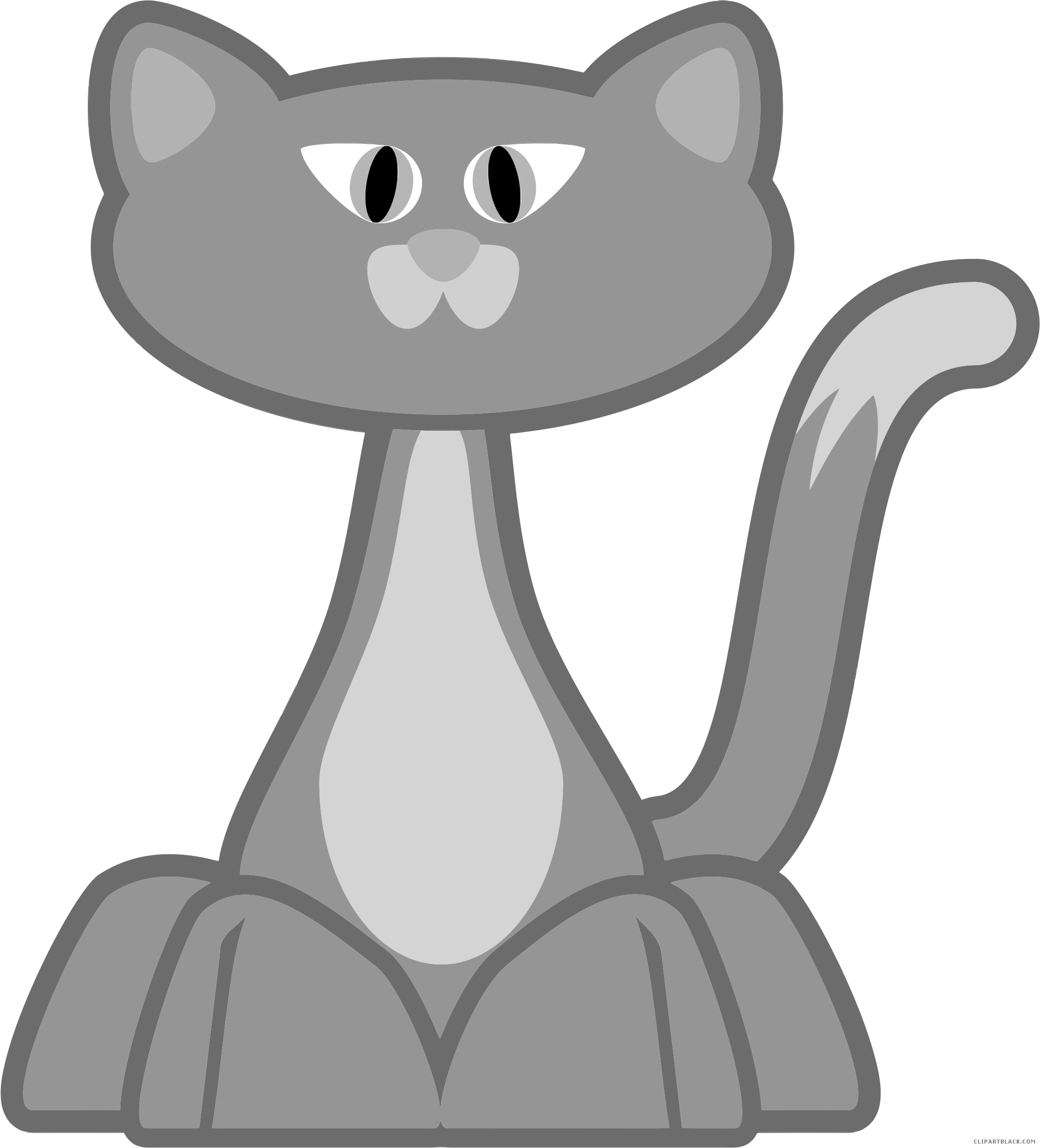 Cat Clip Art Vector Graphics Dog Cartoon - Clipart Cats Transparent Background - Png Download (2097x2314), Png Download