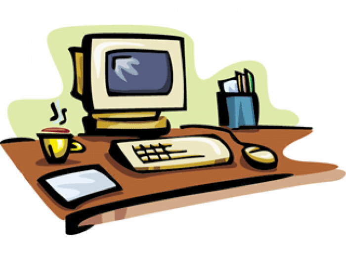Transparent Workplace Clipart - Work Office Clip Art - Png Download (700x525), Png Download
