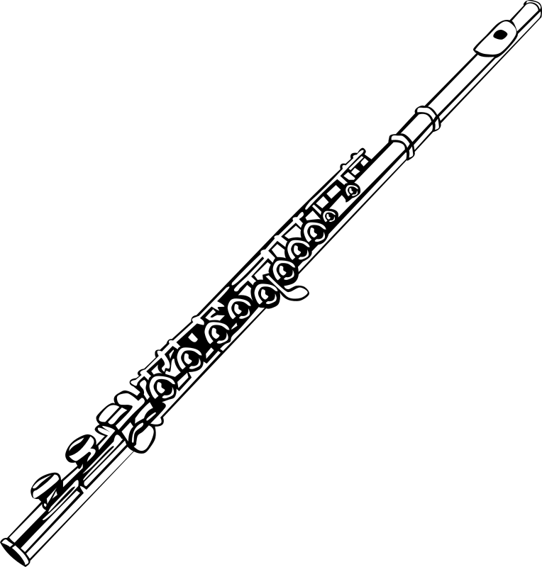 Flute - Transparent Background Flute Clipart - Png Download (764x800), Png Download