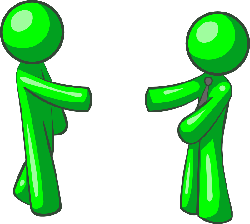 Men Shacking Hand Version - Shaking Hands Clip Art - Png Download (800x717), Png Download