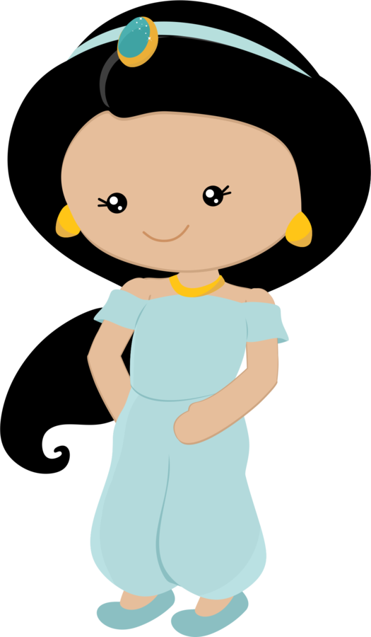 Princesa Jasmine Cute Png Clipart (525x900), Png Download
