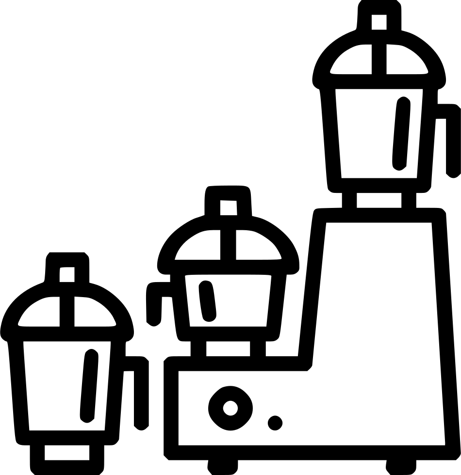 Blender Juice Mixer Kitchen Electronic Appliance Cooking - Mixer Clipart - Png Download (950x980), Png Download