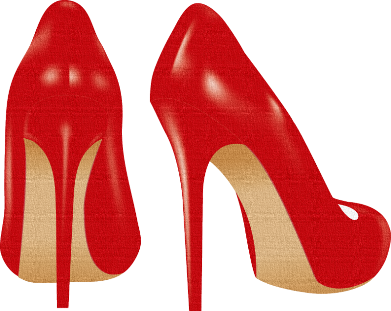 High Heel Clipart Beautiful Butterfly - High Heels Transparent Background - Png Download (800x637), Png Download