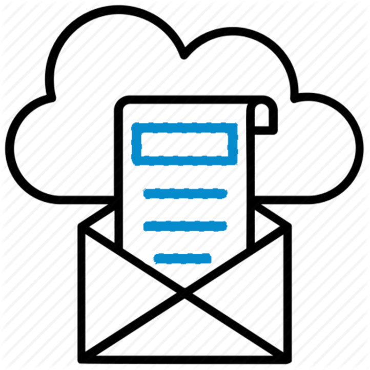 Payroll - Email Management System Icon Clipart (1024x928), Png Download