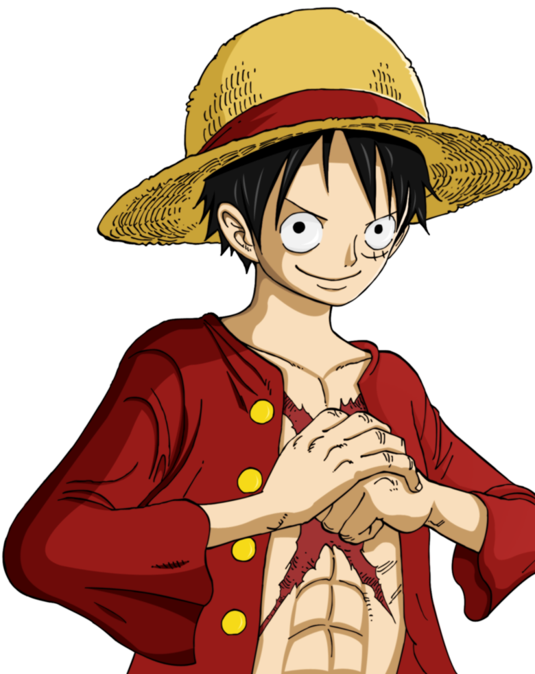 Straw Hat Crew - Monkey D Luffy Vector Clipart (807x990), Png Download