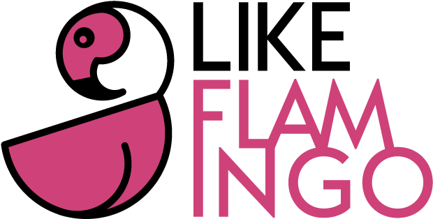Like Flamingo Logo Clipart (842x596), Png Download