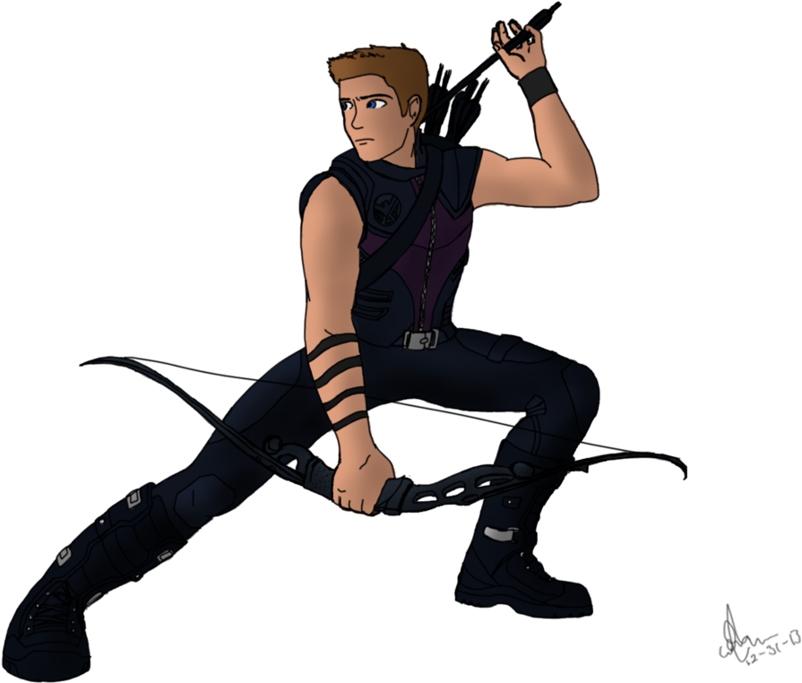 Clint Barton Iowa Hawkeyes Football University Of Iowa - Hawkeye Clipart - Png Download (1017x786), Png Download