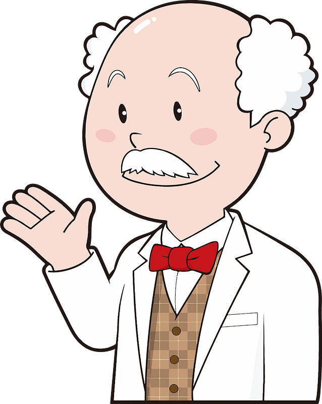 Doctorate Scientist Clipart - Cartoon - Png Download (638x800), Png Download