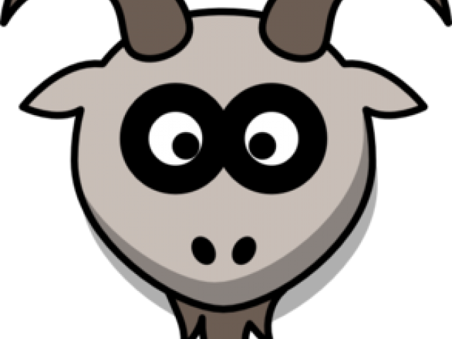 Goat Clipart Angora Goat - Cute Goat Head Clipart - Png Download (640x480), Png Download