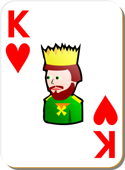 King Of Hearts Vector Clip Art - King Clip Art - Png Download (600x600), Png Download