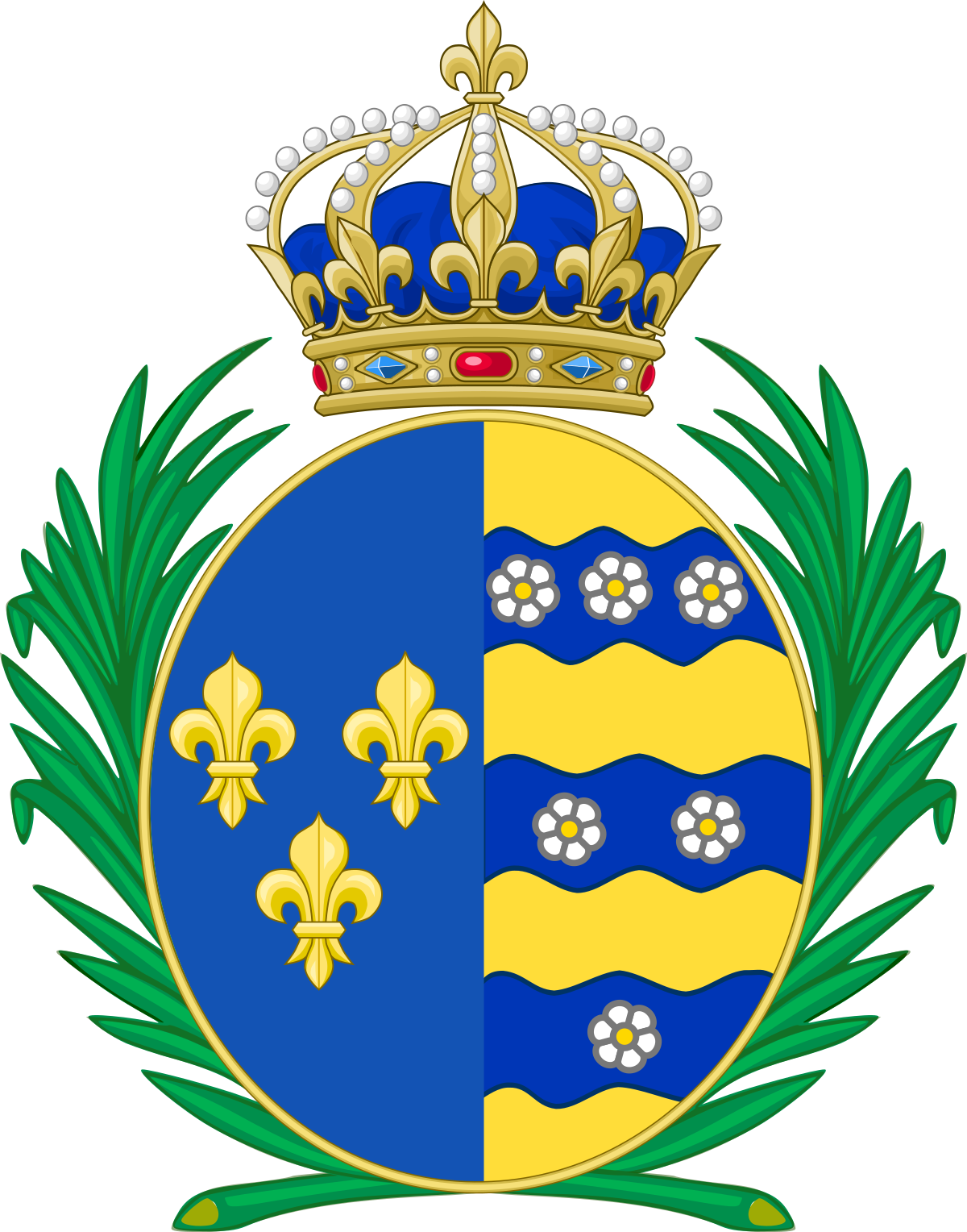 Queen Marie Antoinette Royal Monogram Clipart (1200x1528), Png Download